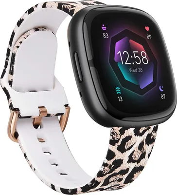 Produktbild von Strap-it Lucky Leopard Fitbit Sense 2 Armband