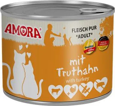 Image de AMORA Cat Carne Pura con Tacchino 200g