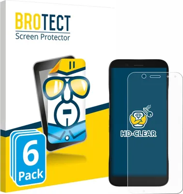 Produktbild von 6x Für Datalogic Memor 17 HC Schutzfolie BROTECT Displayschutz Display Schutz Folie Klar Transparent