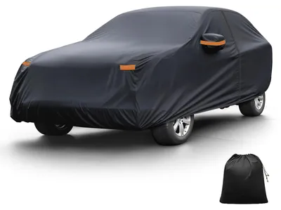 Immagine prodotto di Copertura per auto Autohaux, compatibile con Mazda CX-5, realizzata in tessuto 210D-PU per uso esterno – confezione completa