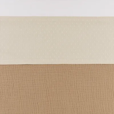 Produktbild von Meyco Baby Plume Bettlaken - 100 x 150 cm - Soft Sand | Bettwäsche Babybett