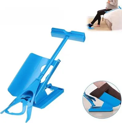 Produktbild von Sockenanziehhilfe - Ergonomisches Design, Blau