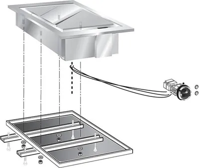 Zdjęcie produktu dla Płyta grillowa Mareno z powierzchnią do pieczenia ze stali nierdzewnej, 40 cm
