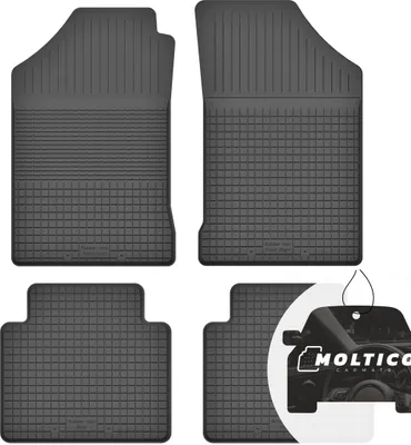 Produktbild von Gummimatten mit Rand Auto Fußmatten Gummi Automatten Passgenau 4-teilig Set - passend für Kia Cerato 2005-2008