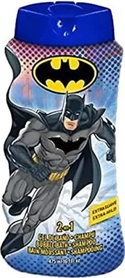 Produktbild von Duschgel und Shampoo 2-in-1 für Kinder, Lorenay, Batman, hypoallergen, Fruchtgeschmack, 475ml