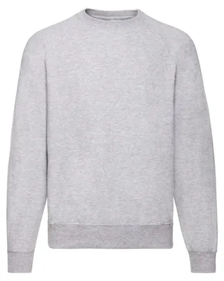 Image de Fruit of the Loom - Sweat-shirt « Classic » pour homme à manches raglan FK2797 (4XL) (gris chiné)