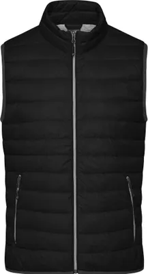 Produktbild von Leichte Daunenweste im klassischen Design black/silver, Gr. S