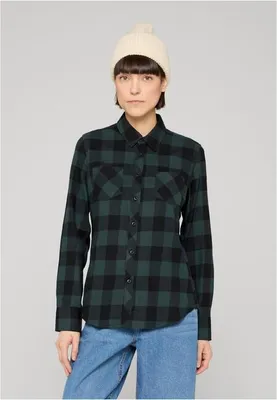 Immagine prodotto di Urban Classics - Camicia da donna in flanella a quadri Jasper/nero - S