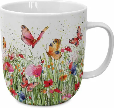 Image de PPD Flowerfield Single Mug, Tasse, Tasse à thé, Tasse à café, New Bone China, 400 ml, 164100359