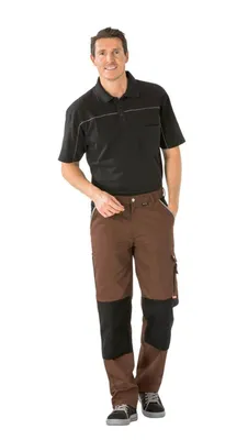 Produktbild von Canvas 320 Bundhose braun/schwarz Größe 64