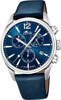 Zdjęcie produktu dla Skórzany zegarek męski Lotus niebieski Sport Khrono D2UL18691/1