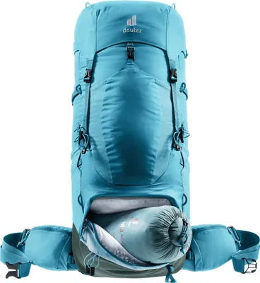 Produktbild von Trekkingrucksack Deuter Aircontact Lite 45 + 10 Sl Lagoon-Ivy