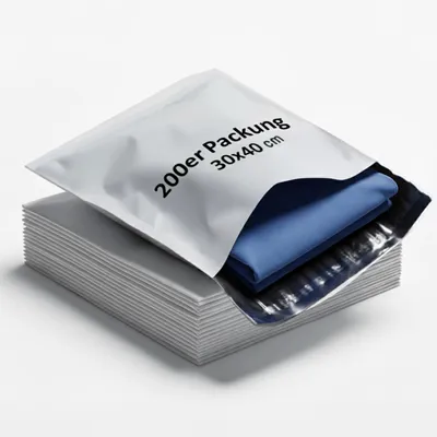 Image de ROXLIN - Sachets d'expédition [30 x 40 cm] – 200 pièces – Étanches et résistants à la déchirure – Sachets d'expédition opaques avec adhésif intégré – Extra robustes, idéaux pour les vêtements et les cartons