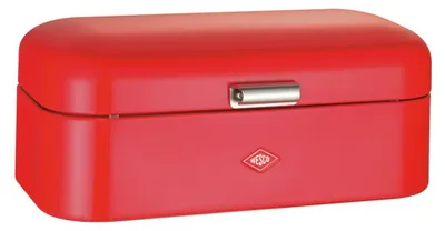 Produktbild von WESCO Grandy Brotkasten in der Farbe redorange, pulverbeschichtetes Stahlblech,