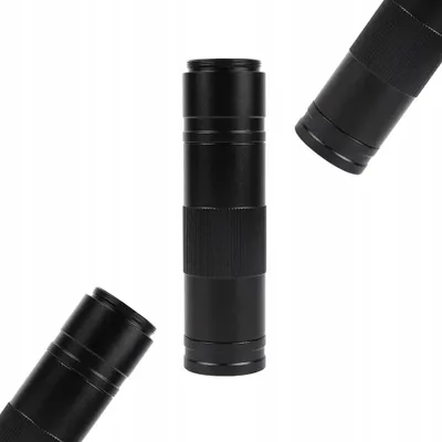 Produktbild von OptiZoom C‑Mount Mikroskopobjektiv 1X–150X | Zoom 0,15X–2X | 50–1000 mm Arbeitsabstand | 30 mm | 195 g | Für Mikroskopkameras