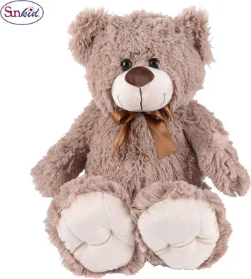 Produktbild von Großer Plüsch-Teddybär 54 cm cremefarben - kuschelweiches Stofftier aus 100% Polyester - flauschiger Teddy zum Liebhaben, Knuddeln & Spielen - waschbar bis 30°C - Geschenk für Kinder, Farbe:taupe