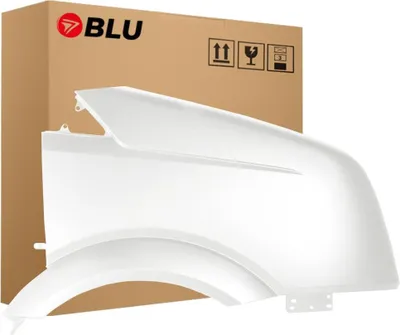 Image de BLU Aile Compatible avec VW Volkswagen Crafter LB9A Droite Weiss CandyWeiss | 2005-2017 | Avant | Peint| Prêt à Monter | Galvanisé
