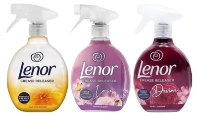 Zdjęcie produktu dla Lenor Crease Releaser Spray do Prasowania i Usuwania Zagnieceń – Zestaw 3 sztuk - 3x500ml