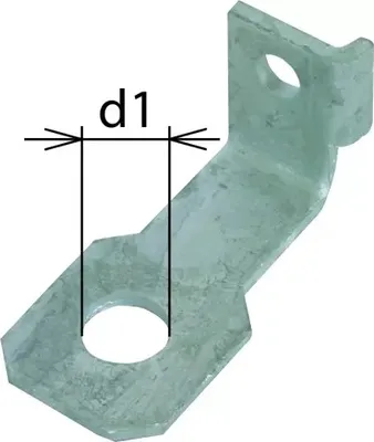 Produktbild von DEHN DEUTSCHLAND Dehn 923318 AB EXFS IF1 W 18 ABEXFSIF1W18 Anschlussbügel IF1