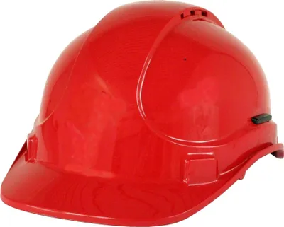 Produktbild von Arbeitsschutzhelm 6-Punkt, EN 397 - rot