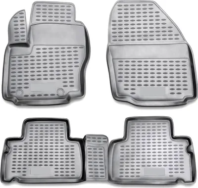 Zdjęcie produktu dla 2006-2014 Dywaniki podłogowe Ford S-Max TPE szare 4 szt