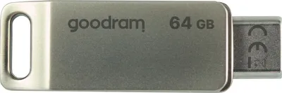Image de Goodram ODA3 lecteur USB flash 64 Go USB Type-A / USB Type-C 3.2 Gen 1 (3.1 Gen 1) Argent