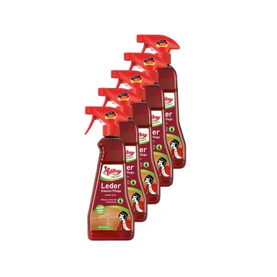 Produktbild von Poliboy Reinigungsmittel Leder Intensiv Pflege 5er Set - Inhalt 1,875L, Reinigung & Pflege