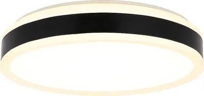 Produktbild von LED Deckenleuchte, schwarz weiß, dimmbar, D 50 cm