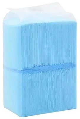 Produktbild von Hygienematten für Hunde - Trainingsunterlagen / Welpenunterlagen - 200 Stück - 45 x 33 cm - Saugstark - Auslaufsicher - Blau