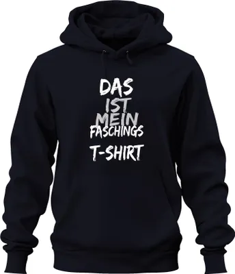 Produktbild von Das ist mein Faschings Karneval Kostüm lustig Geschenk Party Uni Hoodie Kapuzenpullover, Navy, XXL