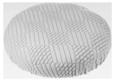 Produktbild von Runder Kissenbezug für Hocker, elastischer Bezug für Barhocker, waschbar, passend für 14-18 Zoll Stuhl, grau