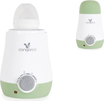 Produktbild von Cangaroo Flaschenwärmer BabyUno Sterilisation von Kleinteilen, Dämpfen, Erwärmen hellgrün