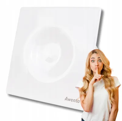 Obrázok produktu pre Awenta Silent Kúpeľňový ventilátor Ø 100 mm, tichý, biely