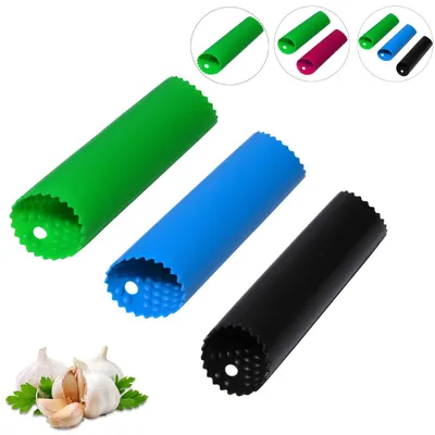 Silikon-Knoblauchschäler, Röhrenroller, 14 cm, 3 Farben