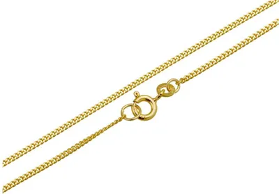 Produktbild von SILBERKETTEN STORE Panzerkette 1,4mm - 333 Gold Länge: 70cm - 70cm