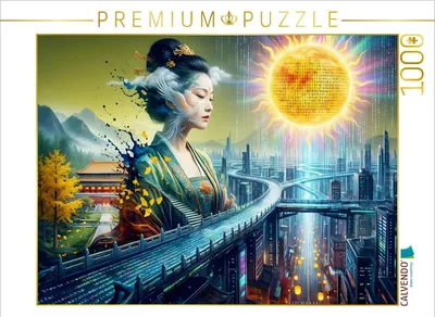Produktbild von CALVENDO Puzzle Lichtbrücken | 1000 Teile Lege-Größe 64x48cm Foto-Puzzle für glückliche Stunden