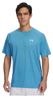 Produktbild von Under Armour Tech Textured Kurzarm-t-shirt Blau M / Regular Mann Blau M