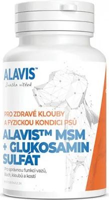 Productafbeelding van ALAVIS MSM + Glucosaminesulfaat, 60 tabletten.