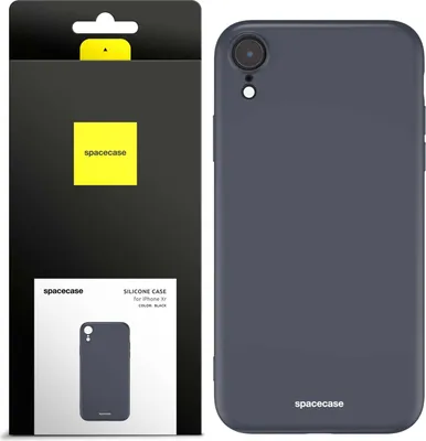 Immagine prodotto di Custodia in silicone SPACECASE Custodia in silicone per iPhone Xr nero