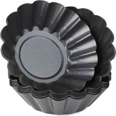 Immagine prodotto di Set di stampi da forno a forma di paletta per carbone - Stampo per muffin grande