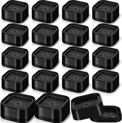 Obrázek produktu pro 16 nastavitelných podložek pod nábytek, 3,5 cm, s robustními čtvercovými ozdobami, osvětlený stolový gauč