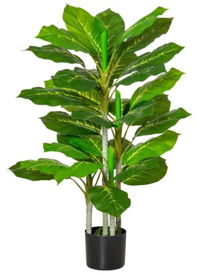 Immagine prodotto di Pianta artificiale con vaso, 95 cm, 33 foglie