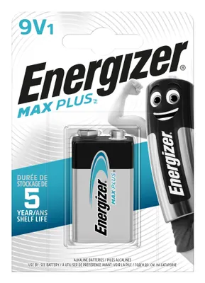 Image de Energizer Max Plus Pile à usage unique 9V