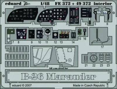 Produktbild von Eduard Accessories B-26 Marauder interior Revell/Monogram 7242372