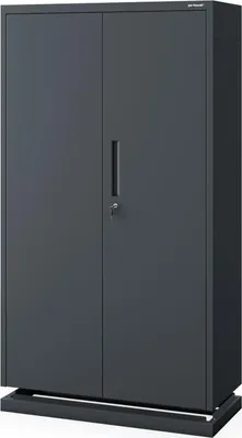 Produktbild von JAN NOWAK Metall-Aktenschrank MEGAN 160x90x40 cm + SOCKEL Anthrazit