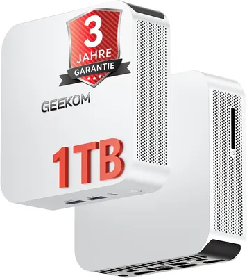 Image de Mini PC GEEKOM A5 Pro Édition 2026 avec AMD Ryzen 5 7530U, SSD de 1 To et 16 Go de RAM (convient à 95 % des utilisateurs) – Mini PC de bureau, Windows 11 Pro préinstallé