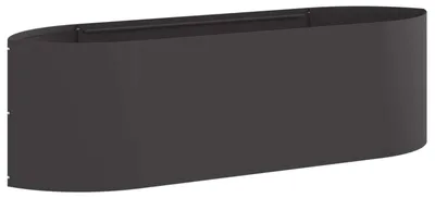 Zdjęcie produktu dla vidaXL Podwyższona grządka ogrodowa, czarna, 140 x 40 x 40 cm, stal