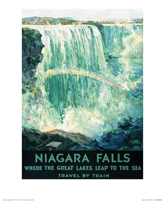 Produktbild von Die Niagarafälle – Kunstdruck – 30x40 cm – Poster/Plakat