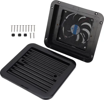 Zdjęcie produktu dla Wentylator boczny RV 205 x 185 mm 220 V jednokierunkowy wylot powietrza wentylacja wyciągowa do kampera przyczepy kempingowej jacht