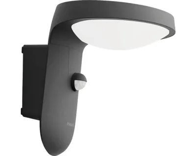 Obrázek produktu pro Philips Nástěnné svítidlo Tyla 9 W, Venkovní světlo na zeď, Antracit, Kov, IP44, Terasa, Zahrada, I